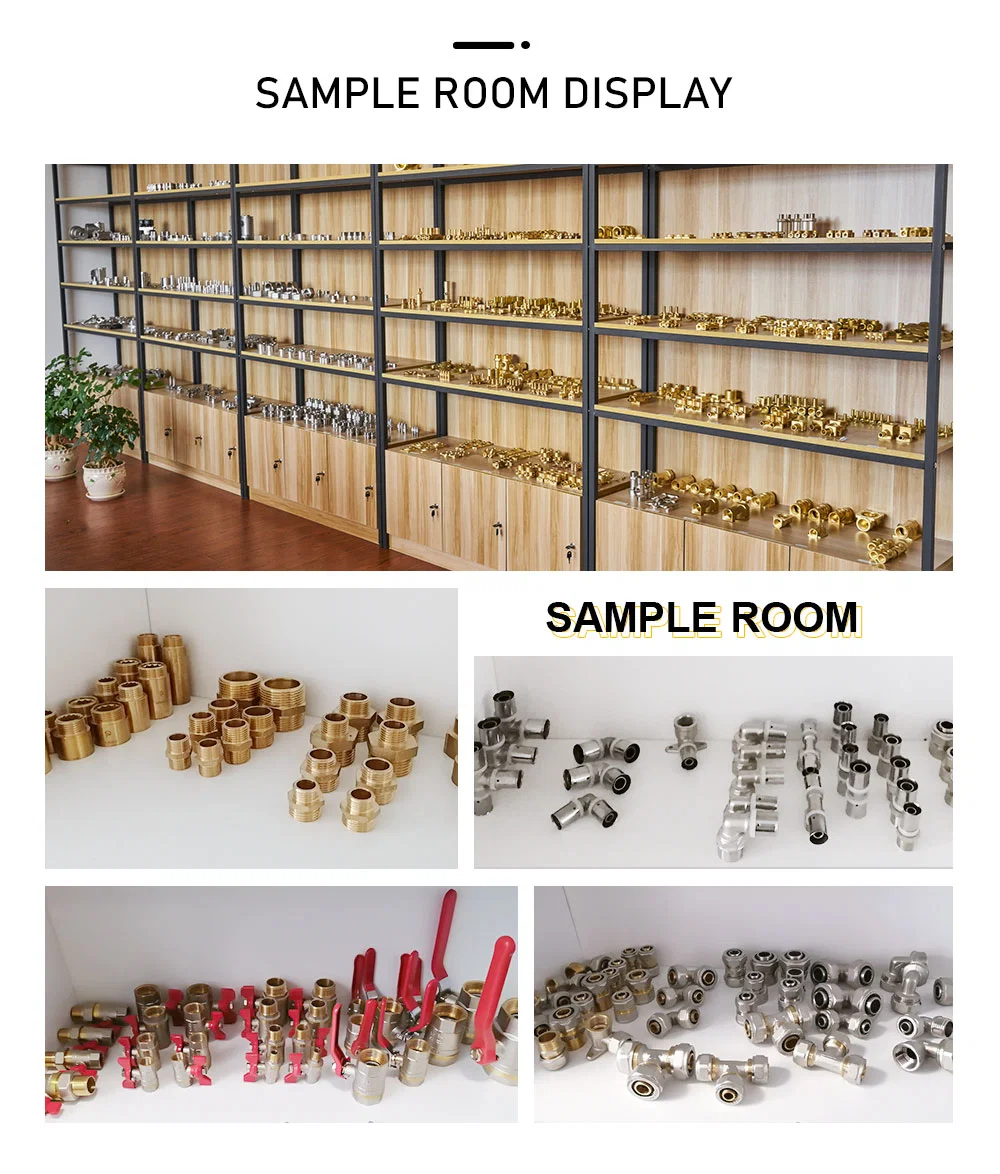 Brass Plumbing Fittings Manufacture Experience Straight Water Pipe Female Elbow Brass Press Fitting for The Distribution of Hot and Cold Water