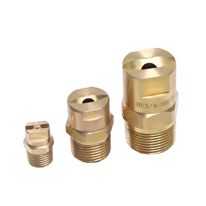 Brass Washjet Flat Fan Spray Drain Cleaning Nozzles Industrial Flat Fan Veejet Adjustable Nozzle Tip