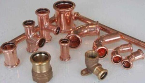 Copper Fitting 90 Degree Elbow for Plumbing Pipe HVAC System