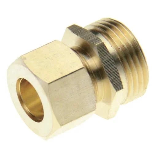 Brass Compression Fitting for Pex-Al-Pex Pipe Tube Straight Connector