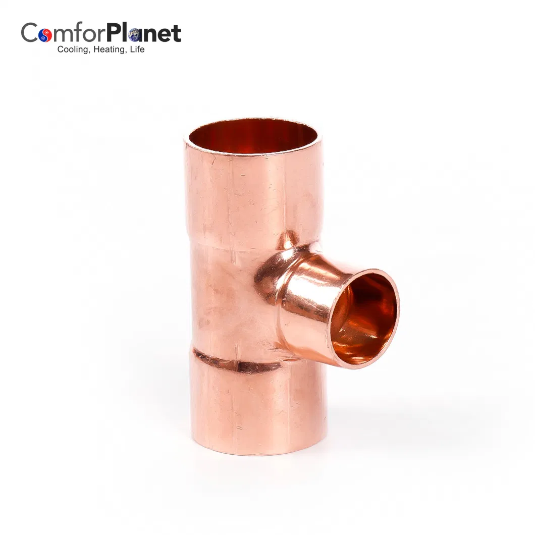 Factory Price Copper Fitting Tee Reducing C X C X C for HVAC
