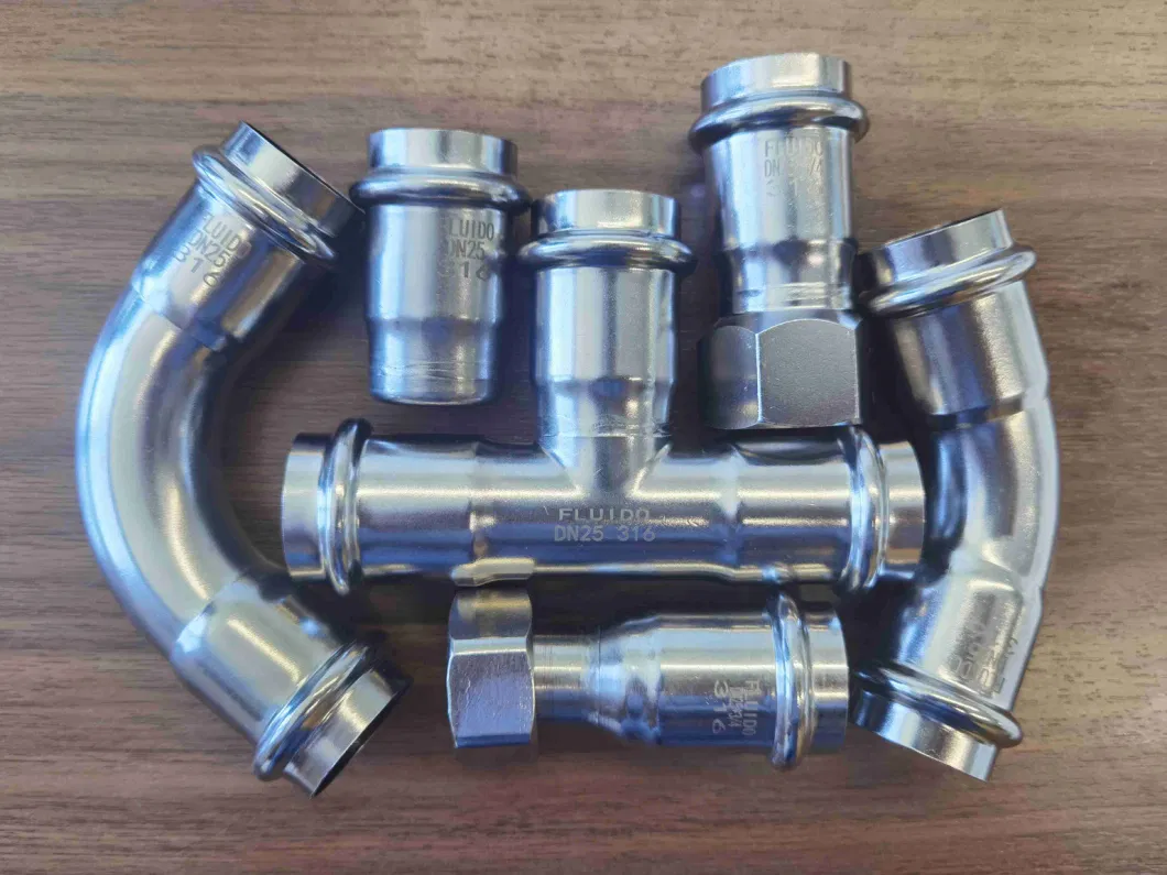 Stainless Steel 304 Reducing Straight Coupling Press Fittings