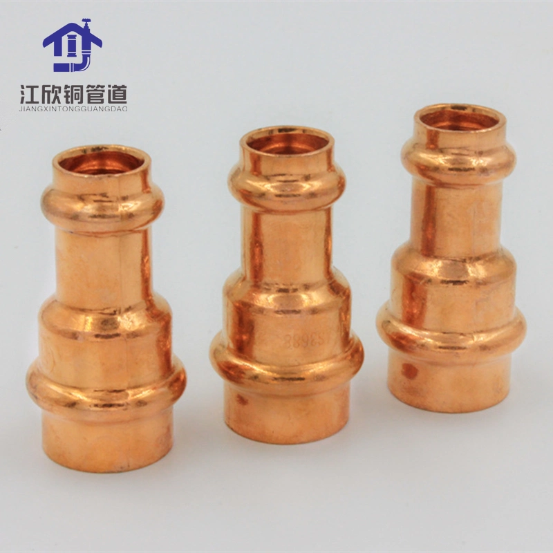 Copper V-Profile Press Coupling/Elbow 90 Degree Fitting