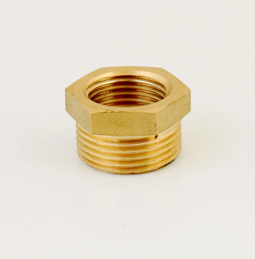 1/2&prime; &prime; 3/4&prime; &prime; 1&prime; &prime; 1/2&quot; X 3/8&quot; BSPT Male Thread Brass Pex Reduced Nipple Equal Hose Nipple Brass Fitting