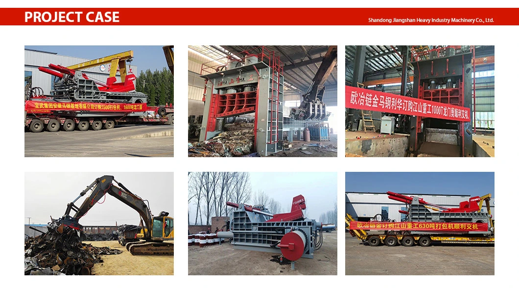 700*700 mm Copper Cable Stripping Machine Scrap Steel Metal Baling Press with Upgrade Hydr