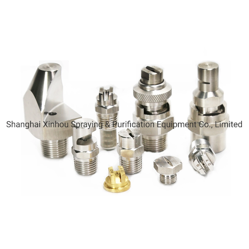 Brass Washjet Flat Fan Spray Drain Cleaning Nozzles Industrial Flat Fan Veejet Adjustable Nozzle Tip