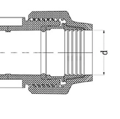 Water-Saving Irrigation PP Compression Joint Thickened Reducing Elbow