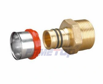 Type Th Press Brass Fitting for Pex-Al-Pex Multilayer Pipe (PAP)
