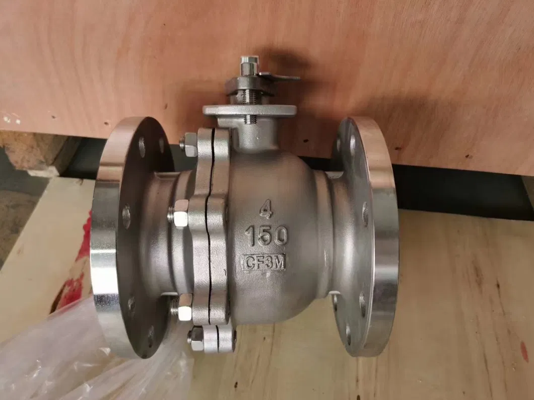 150# ASME B16.5 RF Valve API 6D Anti-Static B148 C95800 Bronze A216 Wcb Cast Carbon CF8 CF8m Stainless Steel Flange End Trunnion Mounted Floating Ball Valve