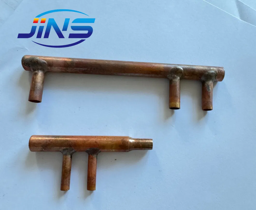 Tee Connection U Bend Refrigeration Copper Elbow Press Connector Fitting Plumbing Copper Fitting