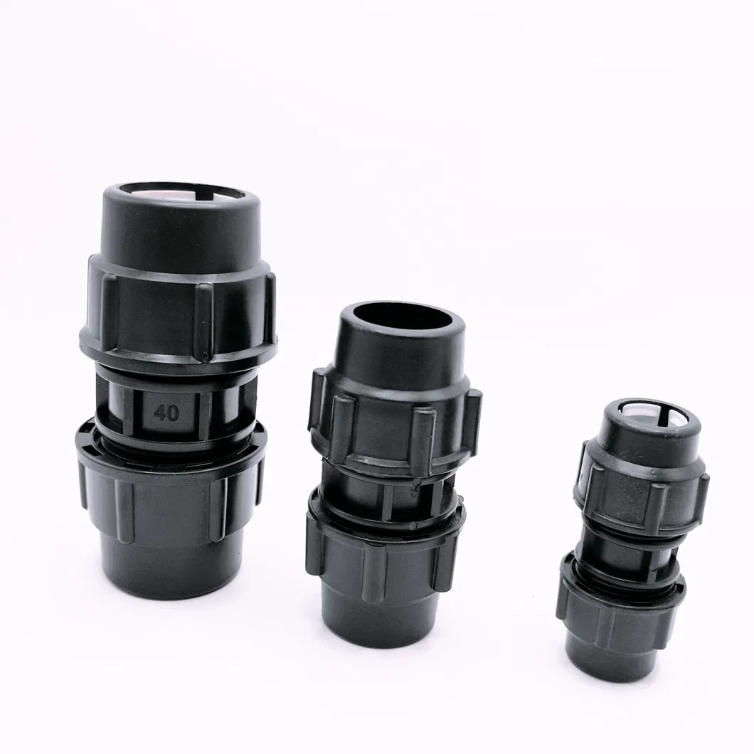 Agricultural Irrigation PP Compression Pipe Fittings Quick Connector