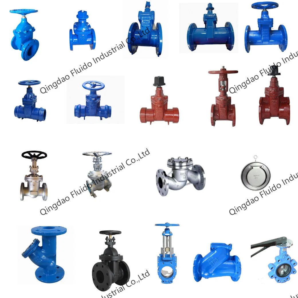 API DIN ANSI Wcb 600 Brass Stainless Carbon Steel Cast Ductile Iron Non Rising Stem Knife O&Y Resilient Seated Industrial Control Sluice F4 Gate Valve Price