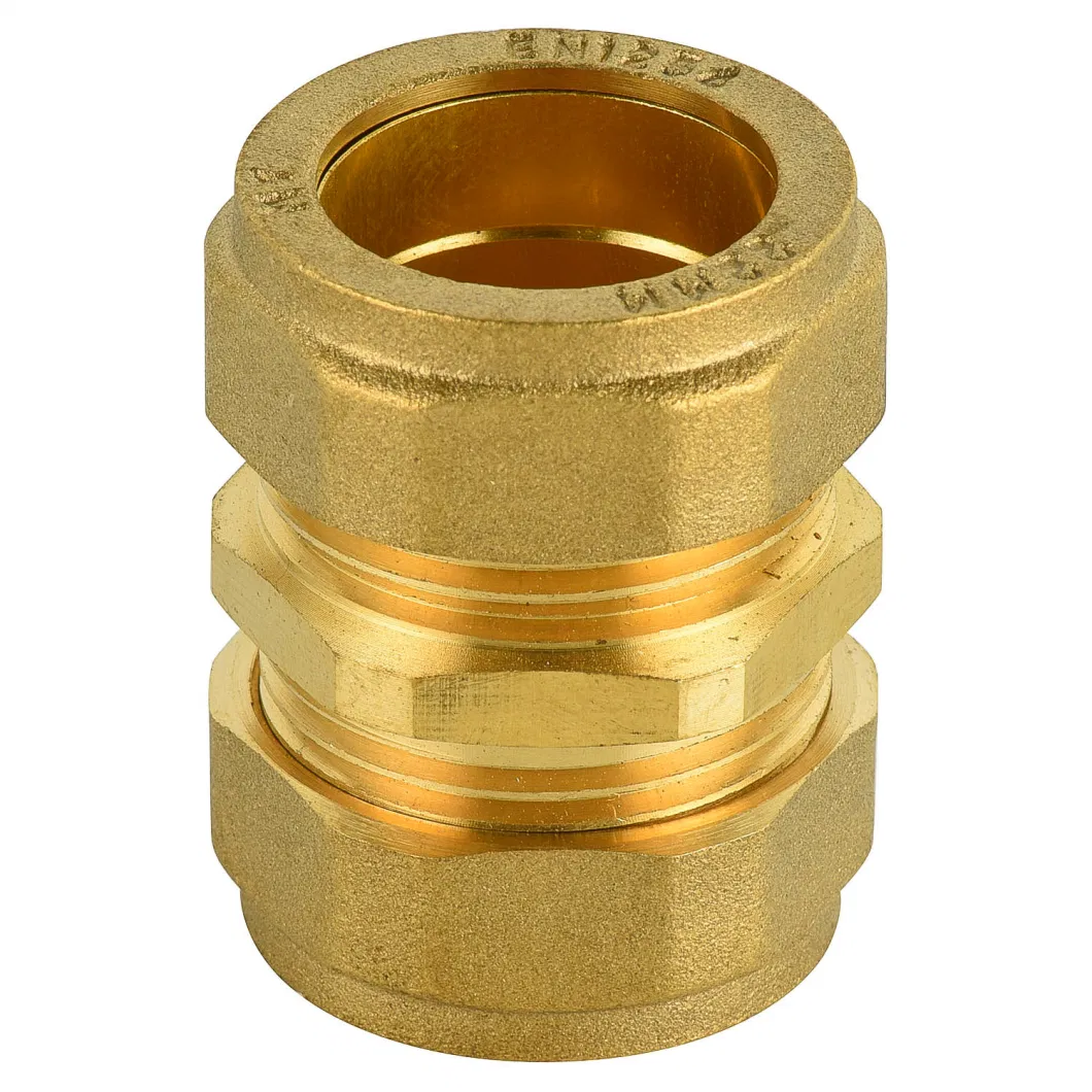 Brass Coupling Compression Fittings, Brass Fittings for Copper Pipe