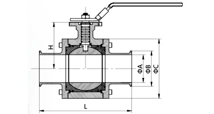 Stainless Steel DN20 CF8m 1000wog Cryogenic Ball Valve