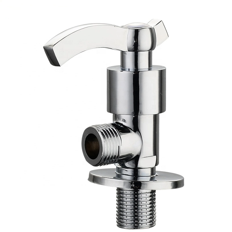 Low Price Kitchen Faucet Parts Chrome Wall Mounted Brass Angle Ball Valve