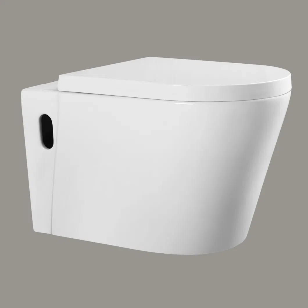 Two Piece Water Closet 3/4.5L Flush Whole Set Nano Ceramic Rimless Toilet