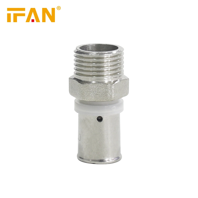 High Quality Socket Male Underfloor Heating Pipe Plastic Tubes Brass Press Fittings