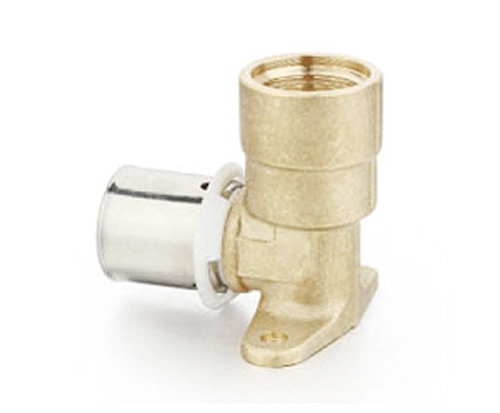 Brass or Dzr Drop Ear Female Elbow Press Fittings for Pex Pipe