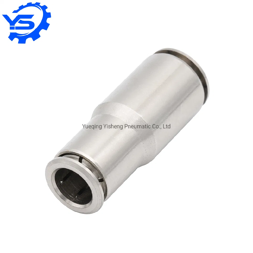 Metric Pg10-8 Pg14-12 Pg12-8 Reducing Straight Shape Metal Copper Fitting Pneumatic Compression One Touch Air Tube Fittings