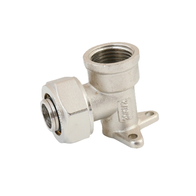 Pex-Al-Pex Brass Compression Fittings with Nickle Plated Straight Nipple Female Fittings