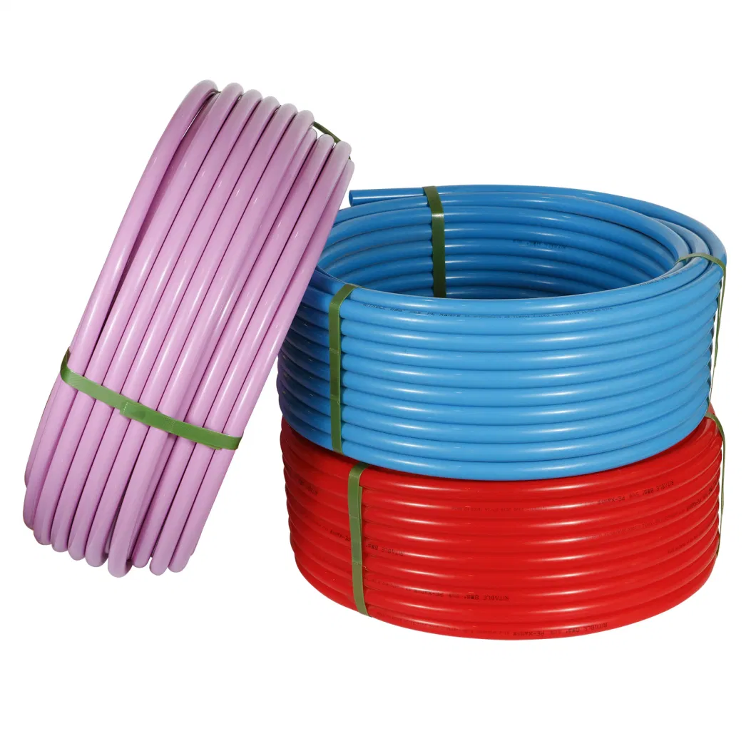 PE-Xa Drain-Pipe Purple Color Pex Pipe with EVOH Layer for Water Drainage