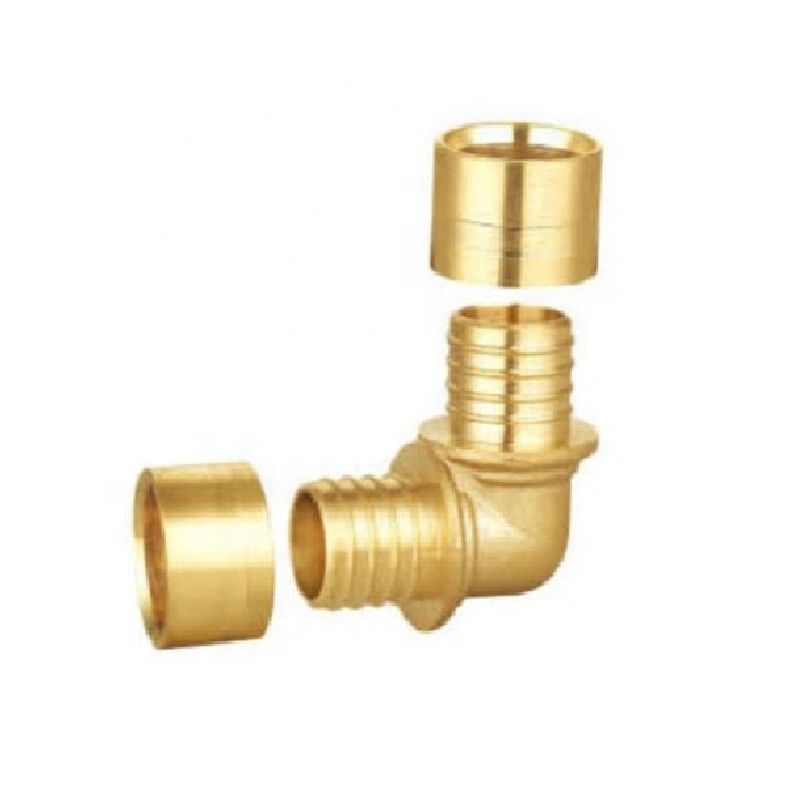 Brass Forged Wall Plated Elbow Brass Sliding Fitting