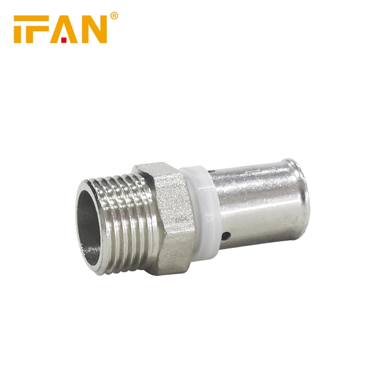 High Quality Socket Male Underfloor Heating Pipe Plastic Tubes Brass Press Fittings