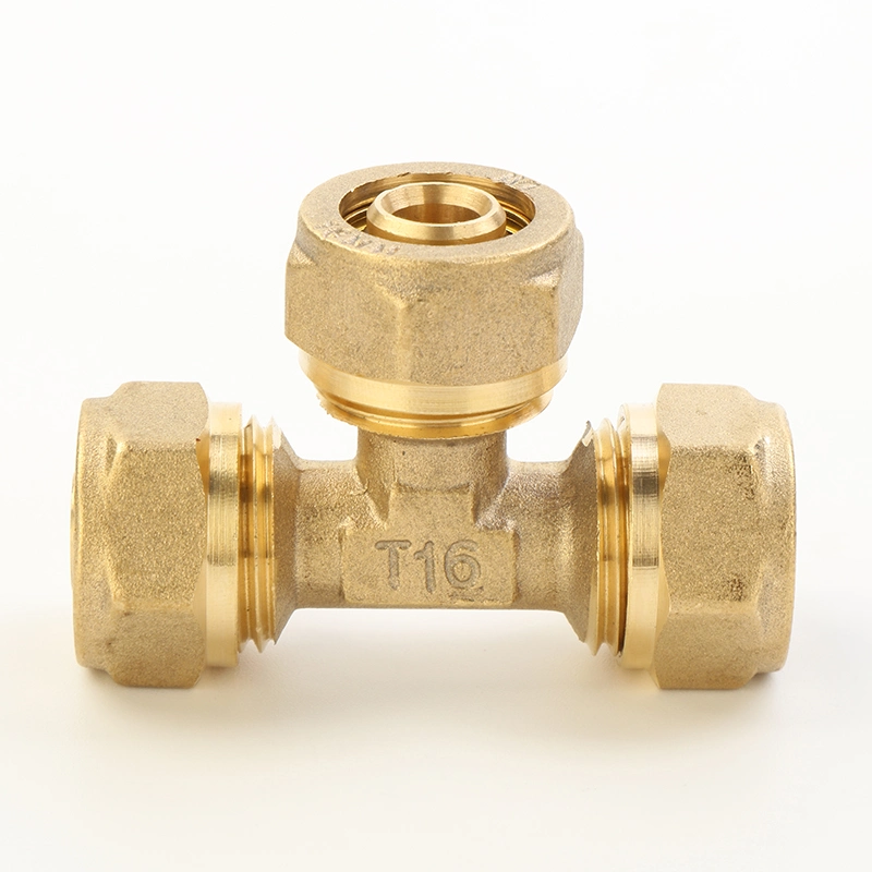 Compression Fittings/Brass Fitting/ Copper / Coupling Fitting/Pipe Coupling/ Plumbing Fitting with CE/Acs/Watermark/ Skz Certificate (with nickel plated)