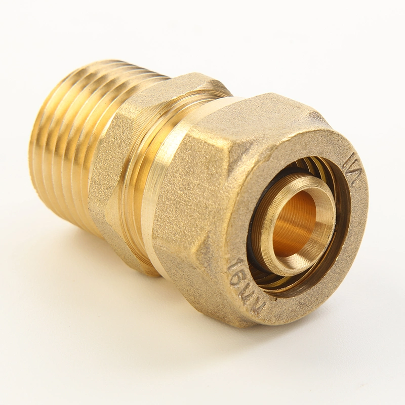 Compression Fittings/Brass Fitting/ Copper / Coupling Fitting/Pipe Coupling/ Plumbing Fitting with CE/Acs/Watermark/ Skz Certificate (with nickel plated)