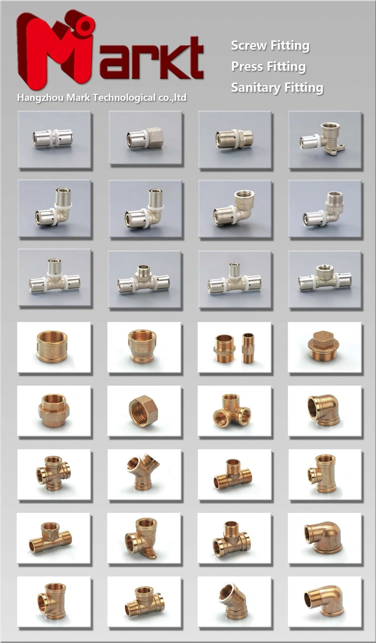 Compression Brass Cap Fittings for Pex Al Pex Pipe