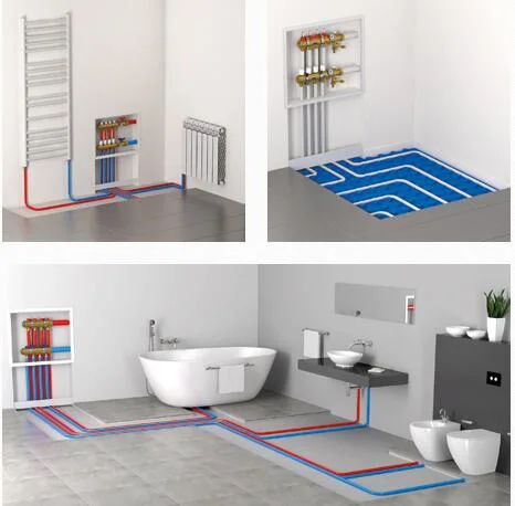 Heat Resistant Pex Tubing Underground Underfloor Heating Pex Oxygen Barrier Plastic Pipe Pexa EVOH Pipe