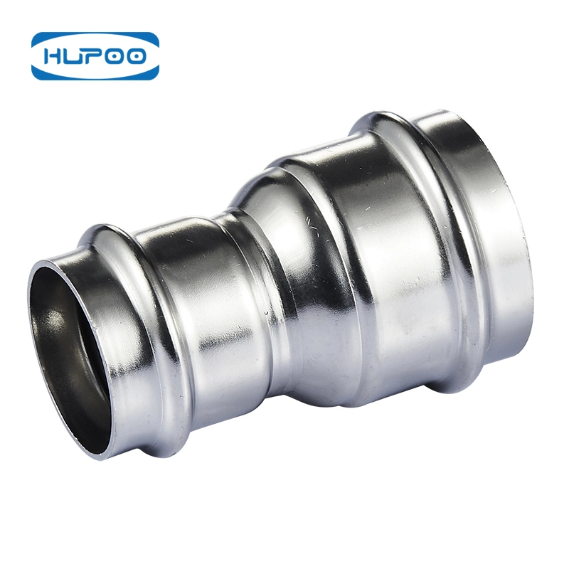 Stainless Steel 304 Press Fitting Reducing Coupling Pipe Plumbing Fittings