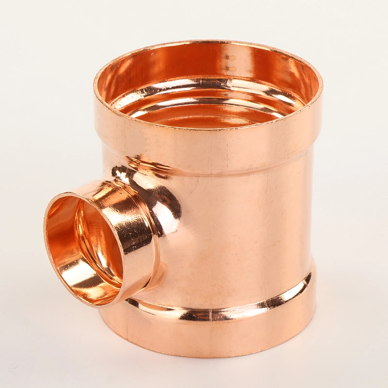 Copper Tee Reducing Air Conditioner Part HAVC Part