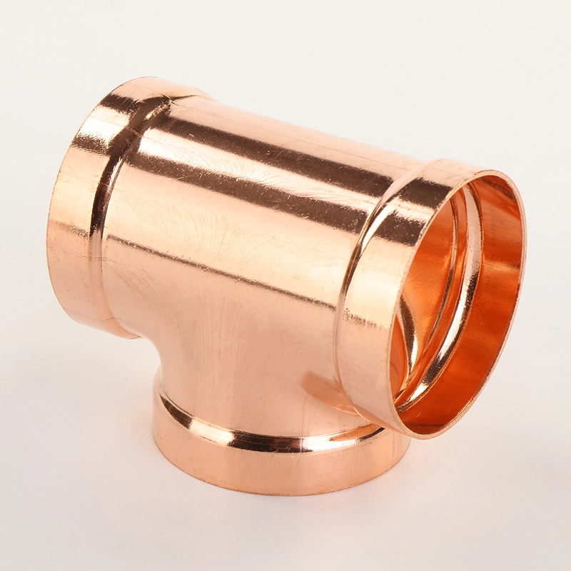 Copper Tee Reducing Air Conditioner Part HAVC Part