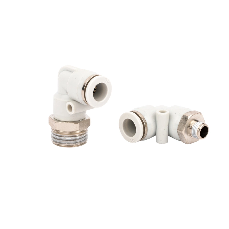 01 02 03 Thread Size Push in Inch Pipe Tube Size 1/4 3/8 1/2 Inch Brass Screw Medical Air Connector Pl Pneumatic Fitting