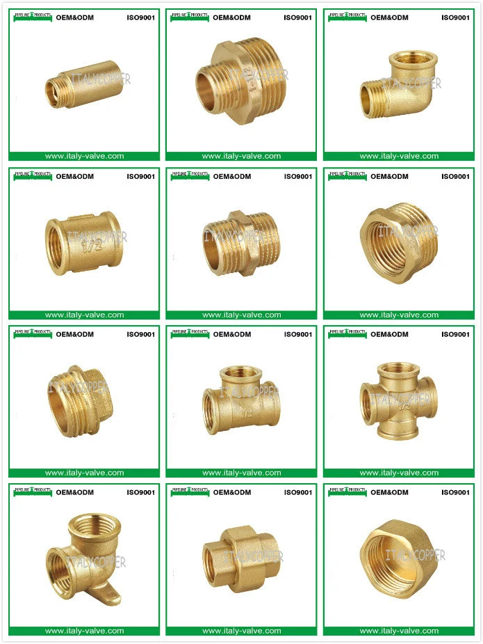 Brass Compression Male Elbow 90 Degree Plumbing Fittings for Connecting Pipe