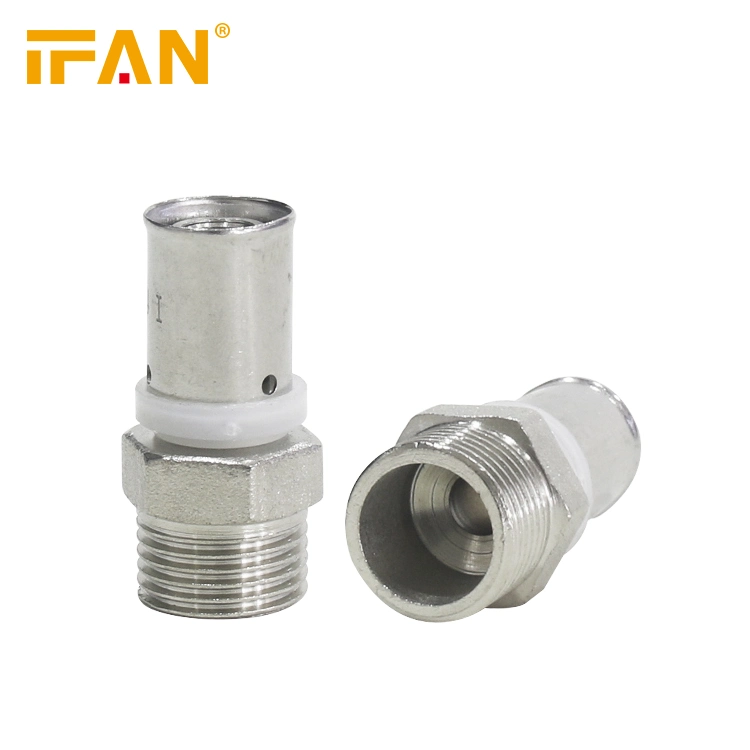 High Quality Socket Male Underfloor Heating Pipe Plastic Tubes Brass Press Fittings