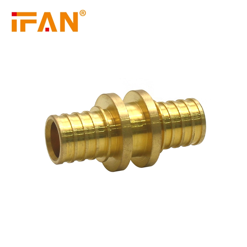 Ifan High Quality 1/2&quot; Brass Pex Fittings Elbow Couple Equal Brass Fitting