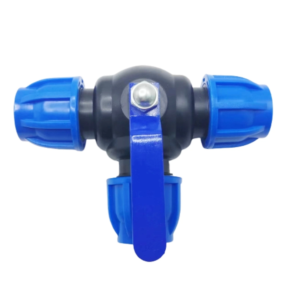 Agricultural Irrigation Compression Accessories - Iron Handle Three-Way Valve