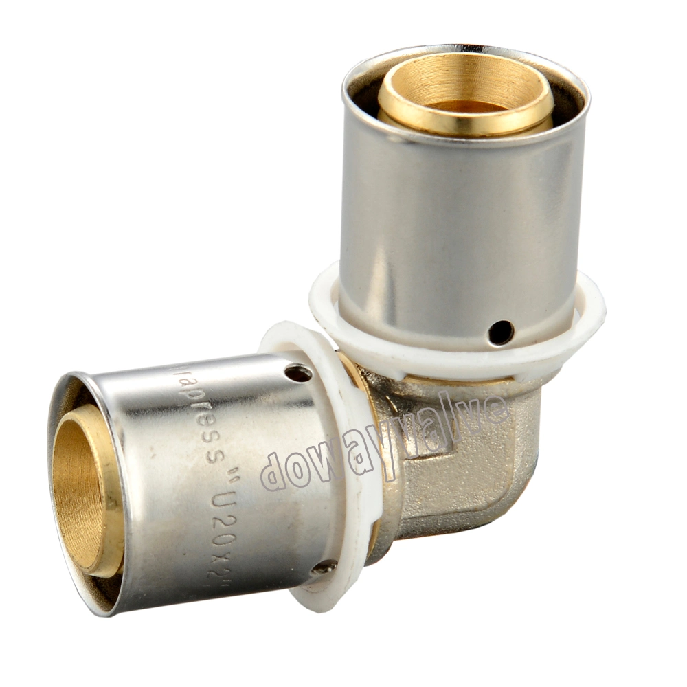 90 Degree Brass Elbow Press Fitting for Pex Pipe