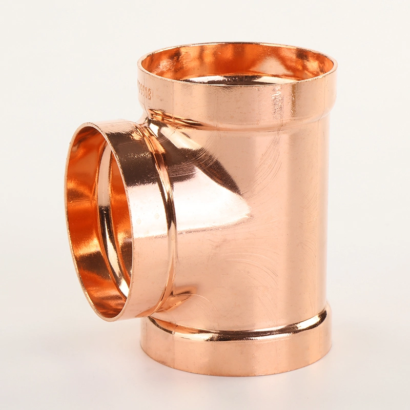 Copper Tee Reducing Air Conditioner Part HAVC Part
