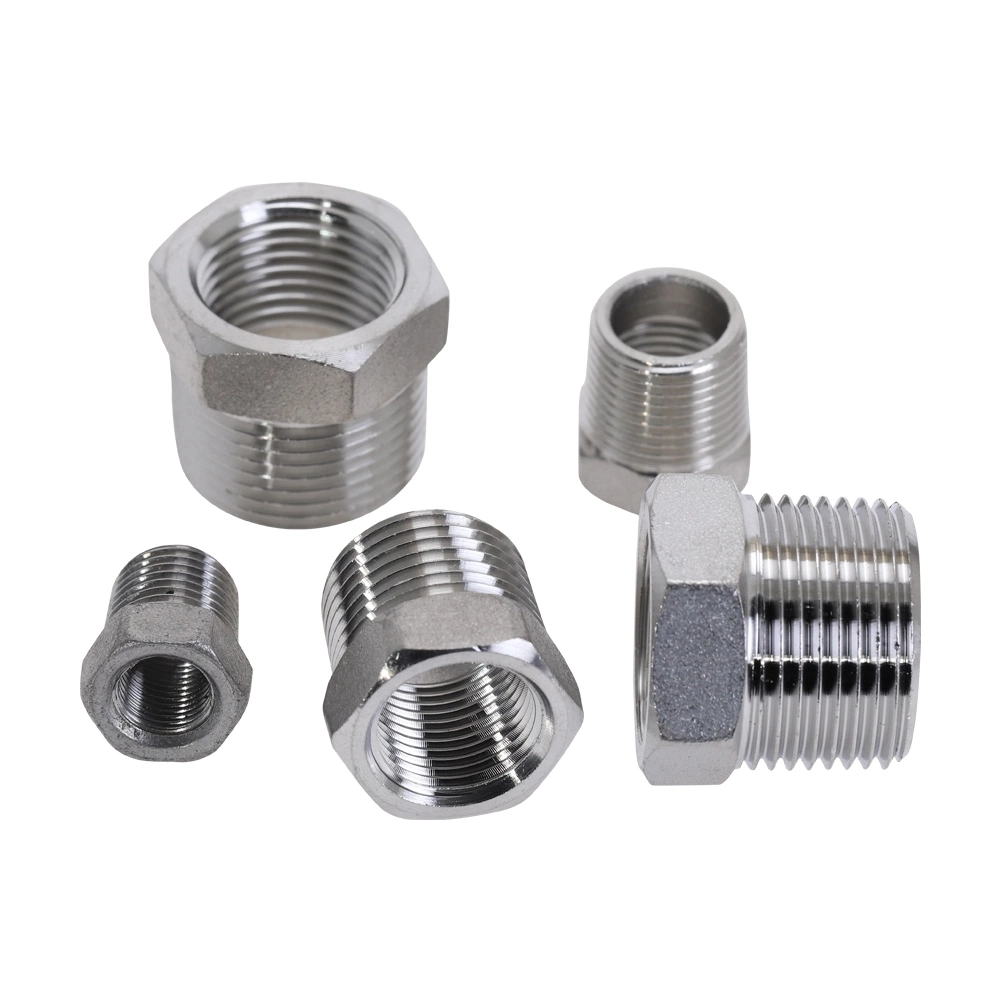 ISO9001 Casting Female Threaded Stainless Steel Hex Bushing