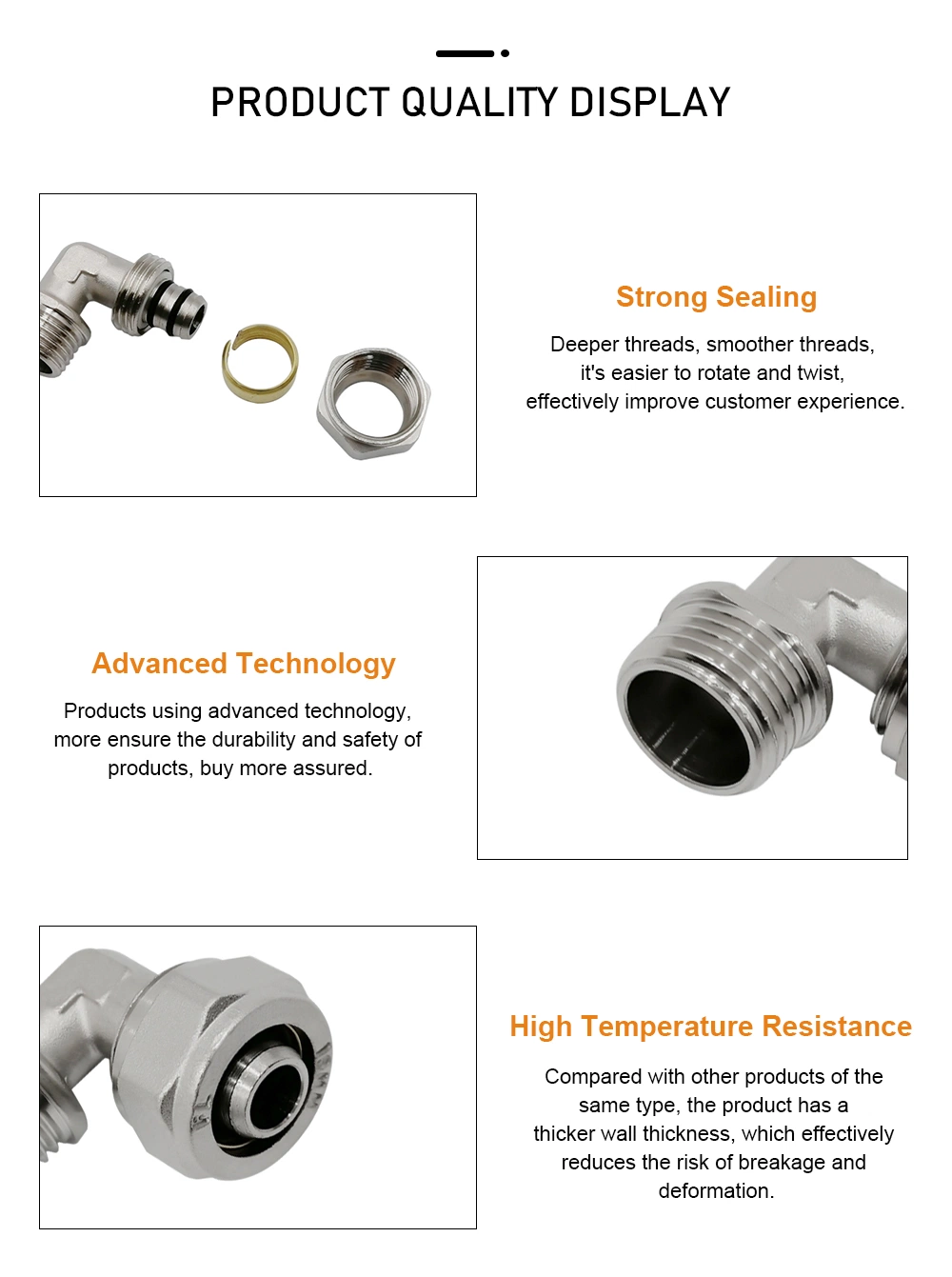 1/2&quot; X 1/2&quot; Tube Compression Union Compression Fitting Brass Pex Fittings