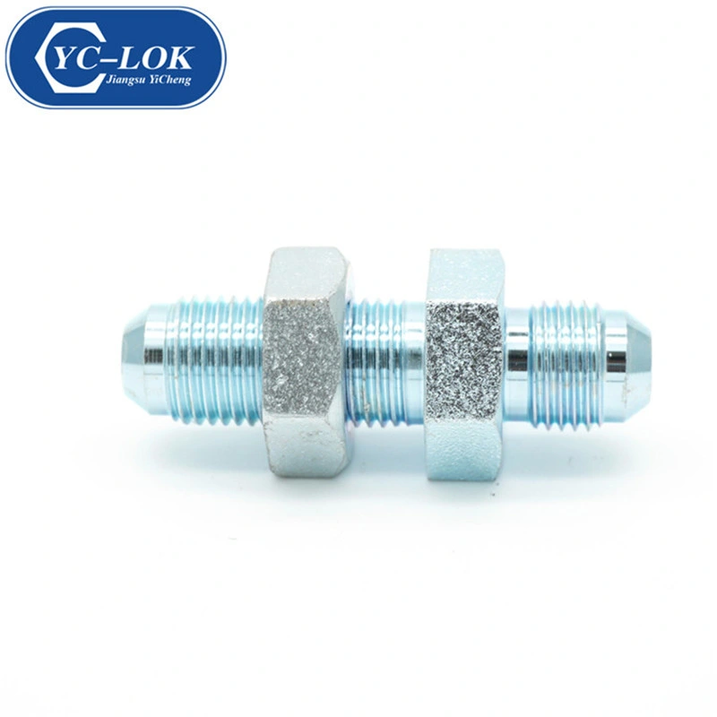 Yc-Lok China Wholesale Premium Oil and Gas Pipe Fitting Union Straight Press Hydraulic Tube Fittings