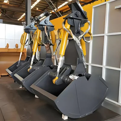 Bob-Lift Excavator Grab Attachments Parts Grab Construction Equipment Hydraulic Clamshell Bucket Manufacture