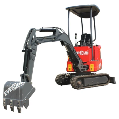 Ere10 PRO 1100kg Front Mini Crawler Samll Digger Excavator Everun with Euro5 Engine and 120 Degree Deflection Arm