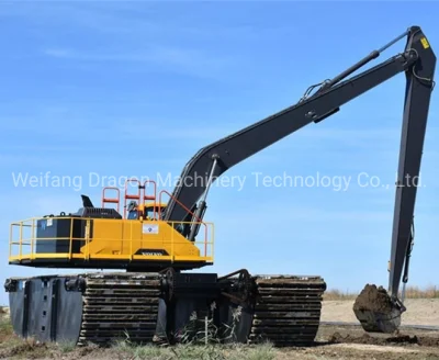 High Quality Competitive Price Factory Direct OEM Large Capacity Amphibious Excavator for Dredging Work