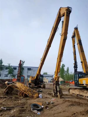Electric Drive Hydraulic Long Reach Boom Caterpillar Cat 349 Crawler Excavator