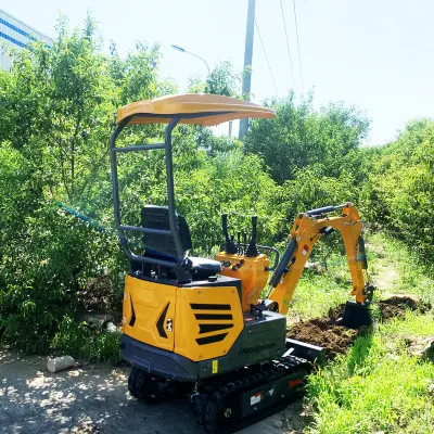 China Factory Direct Sale 1 Ton Diesel/Electric Excavators 2ton 1.2ton Yanmar/ Kubota Engine Mini Excavator