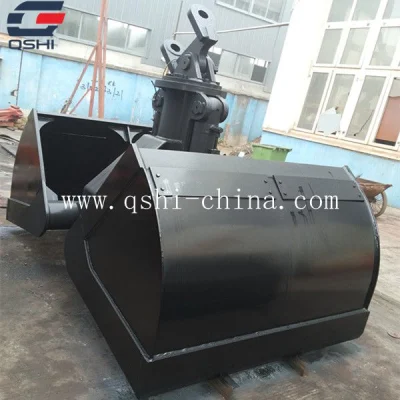  Qshi Excavator Hydraulic Clamshell Grab Bucket for Various Kinds of Excavator/Crane